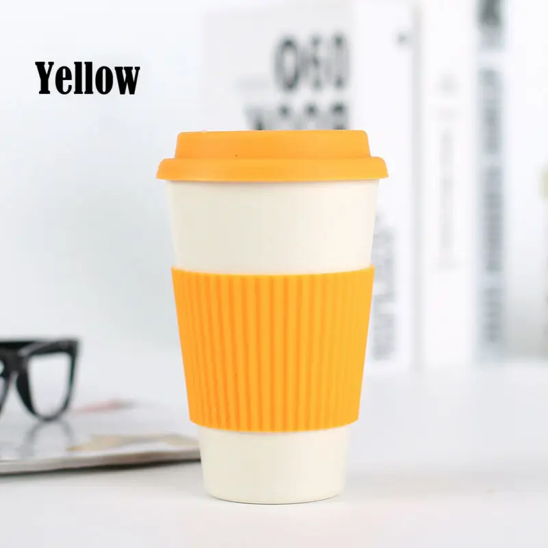 New Reusable Bamboo Fibre Coffee Tea Cup Mug Wheat Straw Travel Cup with Silicone Cup Lid
New Reusable Bamboo Fibre Coffee Tea Cup Mug Wheat Straw Travel Cup with Silicone Cup Lid