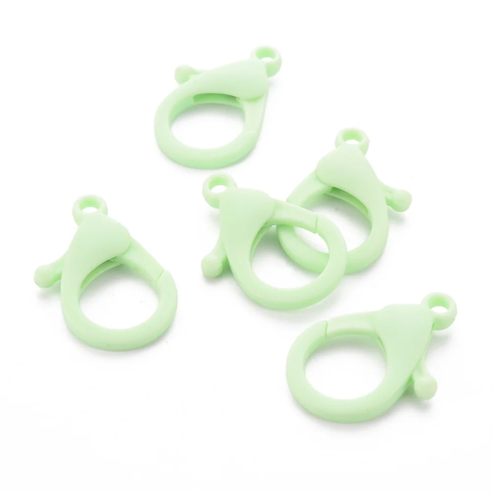 1000PCS Plastic Lobster Claw Clasps Light Green 35x24.5x6mm Hole: 3mm for fashion jewelry
1000PCS Plastic Lobster Claw Clasps Light Green 35x24.5x6mm Hole: 3mm for fashion jewelry