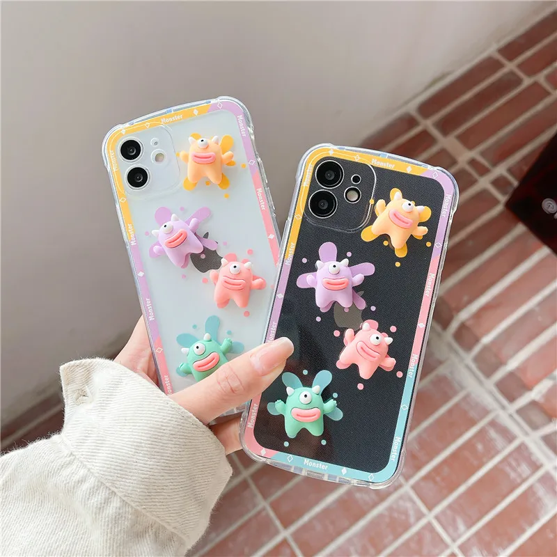 Luxury 3D Silicone Cartoons Case for IPhone 12 Mini 11 Pro Max X XR XS Max 7 8 Plus Soft Matte Shockproof Color Candy Back Cover
Luxury 3D Silicone Cartoons Case for IPhone 12 Mini 11 Pro Max X XR XS Max 7 8 Plus Soft Matte Shockproof Color Candy Back Cover