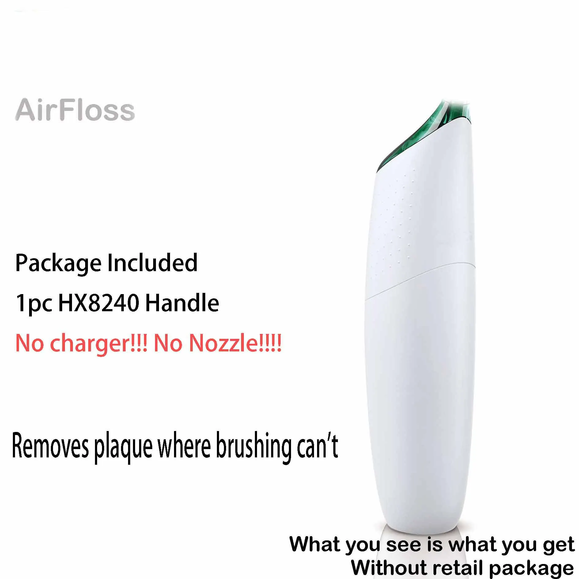 

New for PHILIPS Sonicare AirFloss Electric Flosser HX8240 Handle Electric Flosser HX8111 HX8211 HX8141 HX8154 W/O Retail box