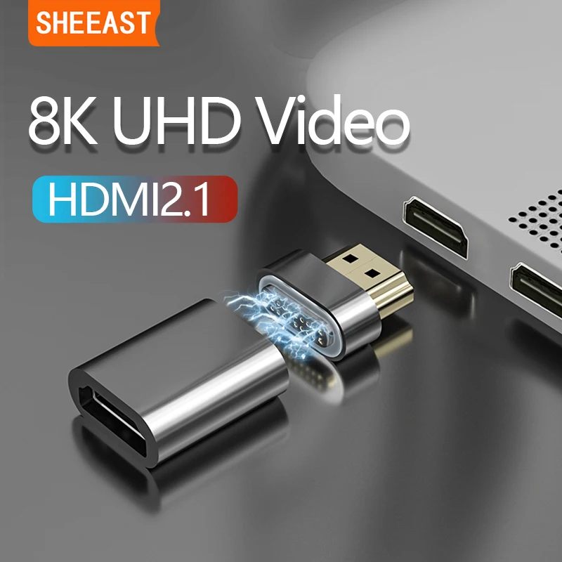 Магнитный адаптер HDMI 2,1 8K/60 Гц 48 Гбит/с 3D Vision конвертер для Xiaomi Mi Box сплиттер Switch PS3 PS4 проектор ТВ xbox ноутбук
Магнитный адаптер HDMI 2,1 8K/60 Гц 48 Гбит/с 3D Vision конвертер для Xiaomi Mi Box сплиттер Switch PS3 PS4 проектор ТВ xbox ноутбук
