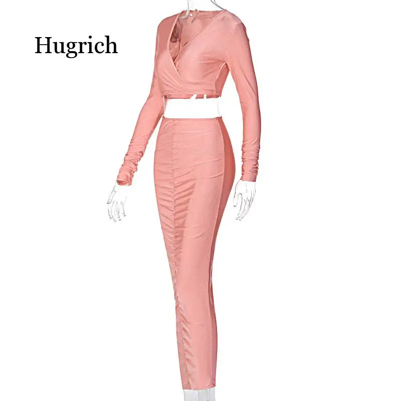 Women Sexy Backless Satin Cross Bandage Bodycon Party Pleated Stretch 2 Pieces Set for Club Dress 
Women Sexy Backless Satin Cross Bandage Bodycon Party Pleated Stretch 2 Pieces Set for Club Dress