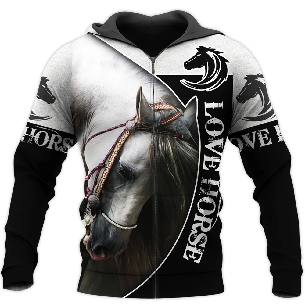 New Fashion Zipper Hoodie Love Horse 3D All Over Printed Sweatshirt Unisex Casual Harajuku Hoodie DLL41
New Fashion Zipper Hoodie Love Horse 3D All Over Printed Sweatshirt Unisex Casual Harajuku Hoodie DLL41