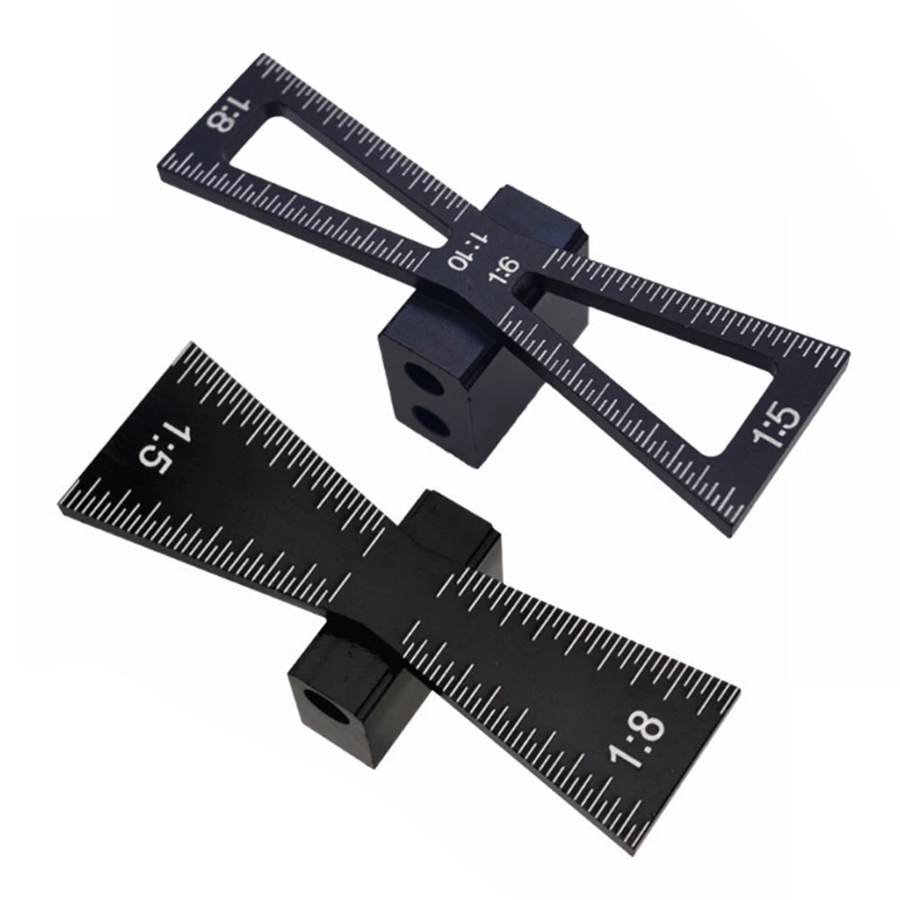 Woodworking Dovetail Marker Aluminum Alloy Dovetail Marking Template 1:5&1:8 Joint Gauge with Scale Dovetail Guide Tools
Woodworking Dovetail Marker Aluminum Alloy Dovetail Marking Template 1:5&1:8 Joint Gauge with Scale Dovetail Guide Tools