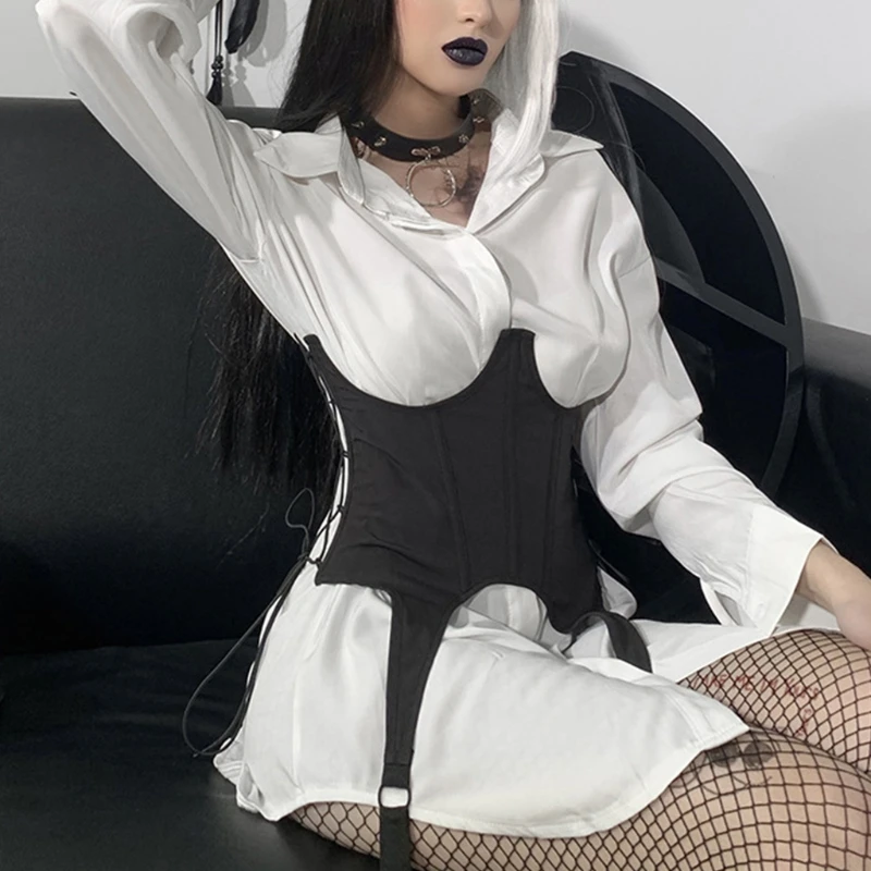 Vintage Solid Color Sexy Corsets Summer Slimming Waist Tops Fashion Design with Personality Bandage for Womens Girls
Vintage Solid Color Sexy Corsets Summer Slimming Waist Tops Fashion Design with Personality Bandage for Womens Girls