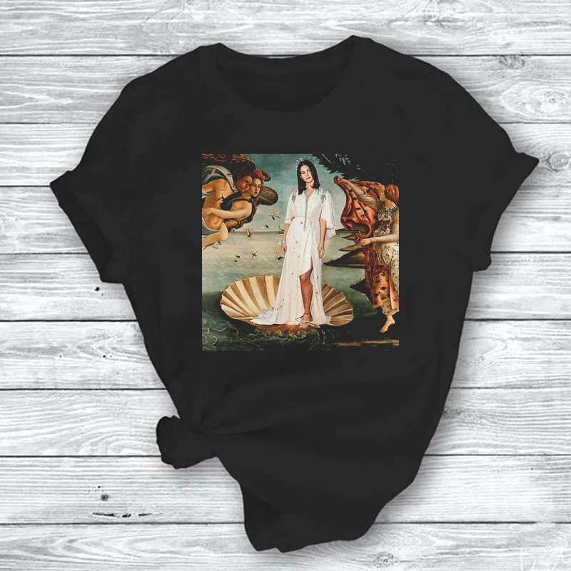 Уличная футболка Lana Del Rey, летняя женская одежда, модная футболка Harajuku, Мужская футболка с принтом
Уличная футболка Lana Del Rey, летняя женская одежда, модная футболка Harajuku, Мужская футболка с принтом