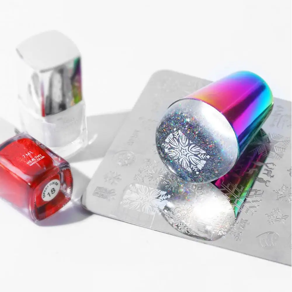 1 шт. красочные украшения для ногтей печать штамп прозрачный силиконовый шаблон печать штамп с крышкой DIY маникюрные инструменты для ногтей
1 шт. красочные украшения для ногтей печать штамп прозрачный силиконовый шаблон печать штамп с крышкой DIY маникюрные инструменты для ногтей