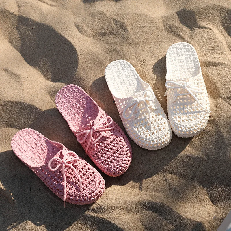 Summer women's sandals non-slip sandals and slippers Baotou hollow hole shoes home indoor and outdoor drag lazy beach sandals an
Summer women's sandals non-slip sandals and slippers Baotou hollow hole shoes home indoor and outdoor drag lazy beach sandals an
