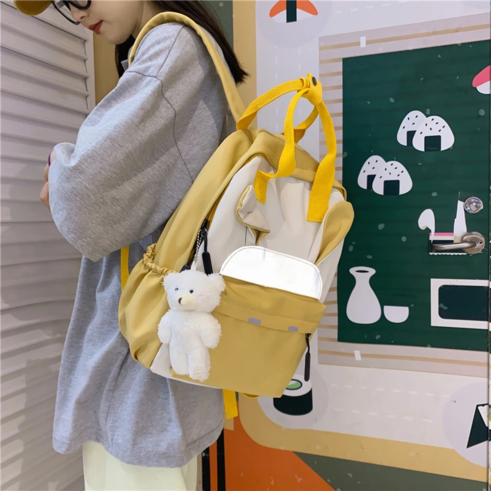 Women Preppy Style Hit Color Backpack Student School Travel Large Knapsacks Large Capacity Handbags Knapsacks
Women Preppy Style Hit Color Backpack Student School Travel Large Knapsacks Large Capacity Handbags Knapsacks