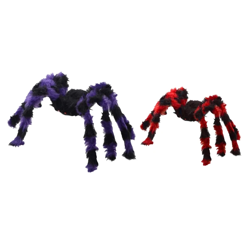 3 шт., декоративные гигантские пауки для украшения дома с привидениями
3 шт., декоративные гигантские пауки для украшения дома с привидениями