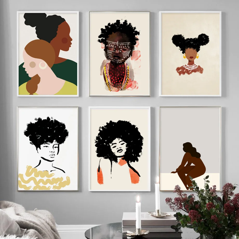 Fashion African Girl Oil Painting Abstract Wall Art Canvas Painting Nordic Posters And Prints Wall Pictures For Living Room Home
Fashion African Girl Oil Painting Abstract Wall Art Canvas Painting Nordic Posters And Prints Wall Pictures For Living Room Home