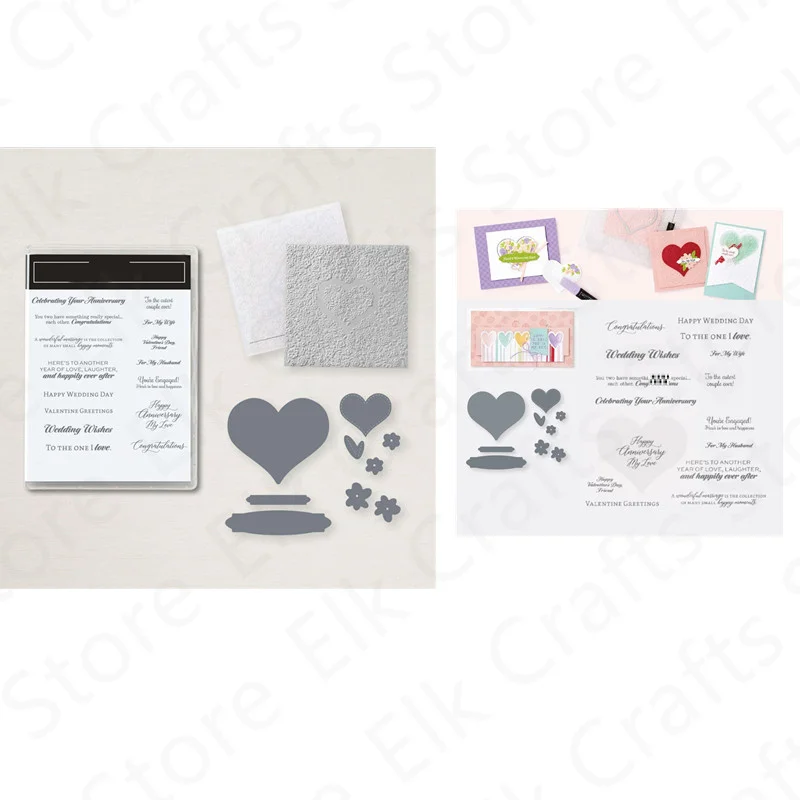 LOVE HAPPINESS Pattern Metal Cutting Dies and Clear Stamps For Decoration Making Greeting Card Scrapbooking Art 2022 New Arrival
LOVE HAPPINESS Pattern Metal Cutting Dies and Clear Stamps For Decoration Making Greeting Card Scrapbooking Art 2022 New Arrival