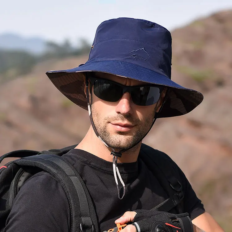 Fashion Sports Men Hat High Quality Breathable Sun Fishing Cap Mountaineering Cap Waterproof Foldable Both Side Panama Hat
Fashion Sports Men Hat High Quality Breathable Sun Fishing Cap Mountaineering Cap Waterproof Foldable Both Side Panama Hat