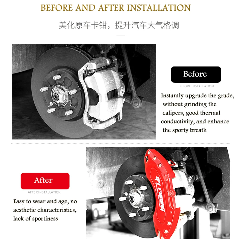 4pcs Brake Caliper Cover Aluminum Alloy Caliper Cover Shell Wheel Decoration Modification For Honda Civic 1oth
4pcs Brake Caliper Cover Aluminum Alloy Caliper Cover Shell Wheel Decoration Modification For Honda Civic 1oth