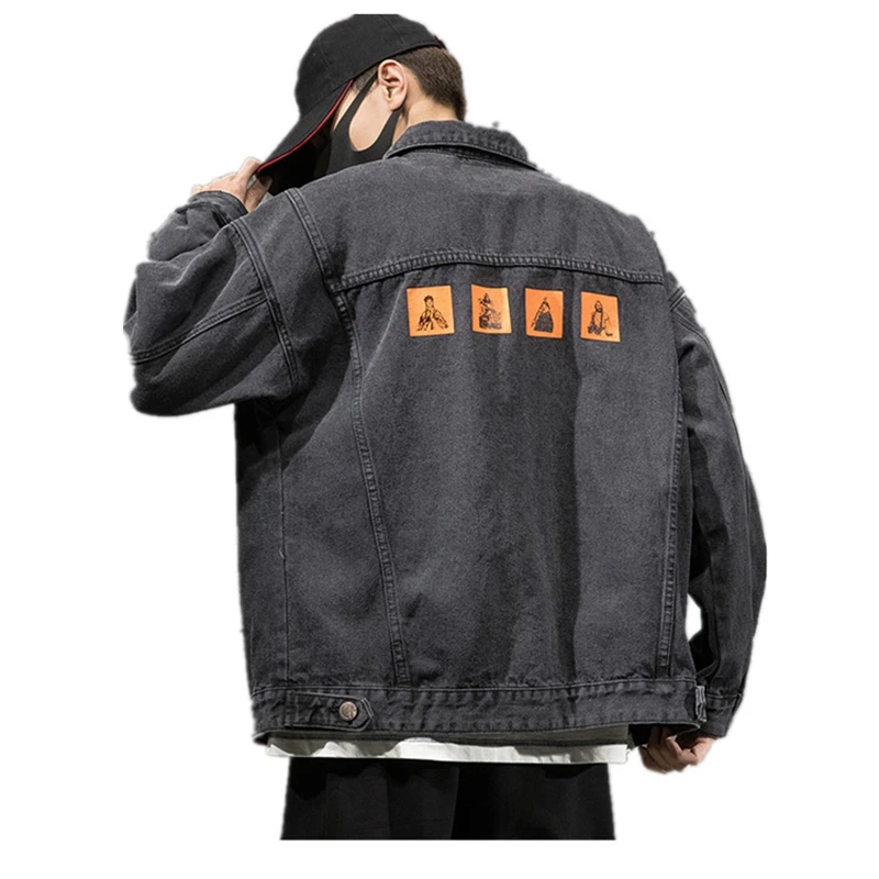 New 2021 Cotton Denim Jacket Men Casual Solid Color Lapel Single Breasted Jeans Jacket Men Autumn Slim Fit Quality Mens Jackets
New 2021 Cotton Denim Jacket Men Casual Solid Color Lapel Single Breasted Jeans Jacket Men Autumn Slim Fit Quality Mens Jackets