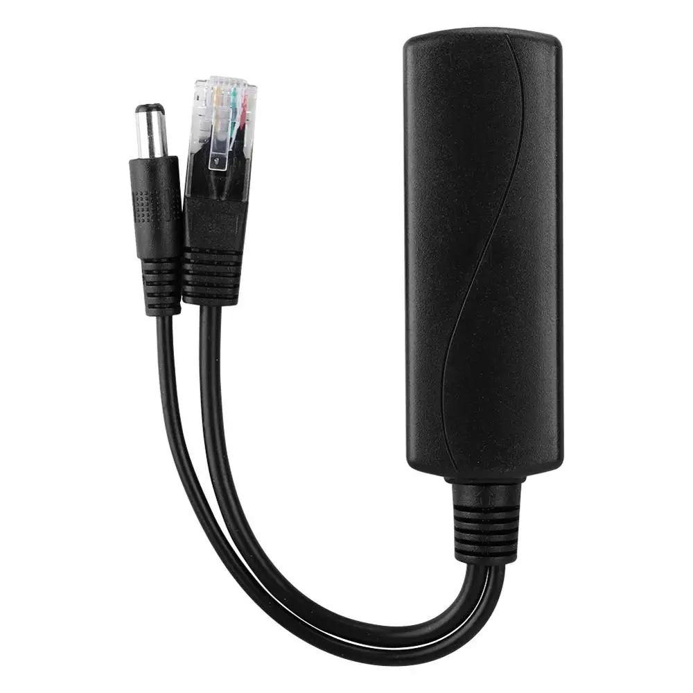 IEEE 802.3af/at Стандартный PoE сплиттер 10/100 Мбит/с 12 В 2A выход и 42 5-57 в 0.65A 30 Вт Входная