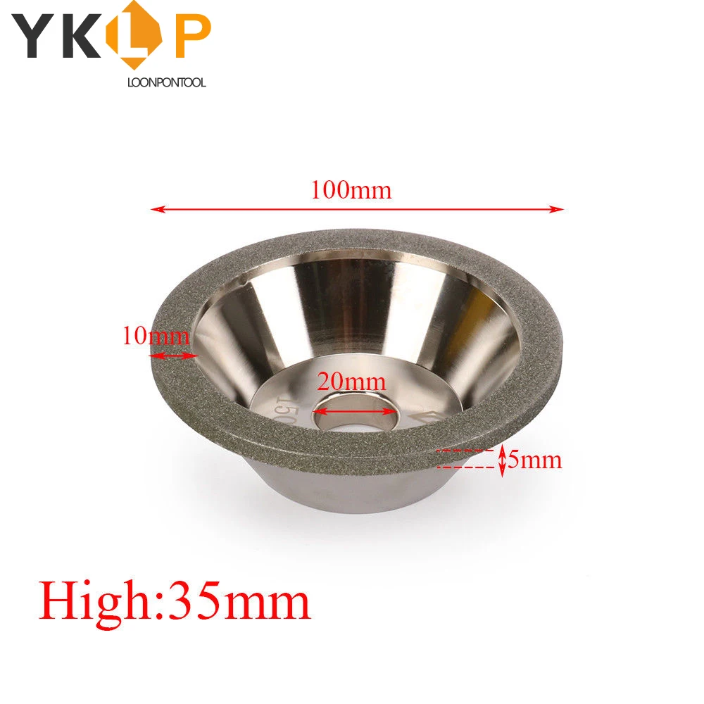 100mm Diamond Grinding Wheel Abrasive Cup for Carbide Metal Grinder 4/5" Bore 100-600# | Инструменты