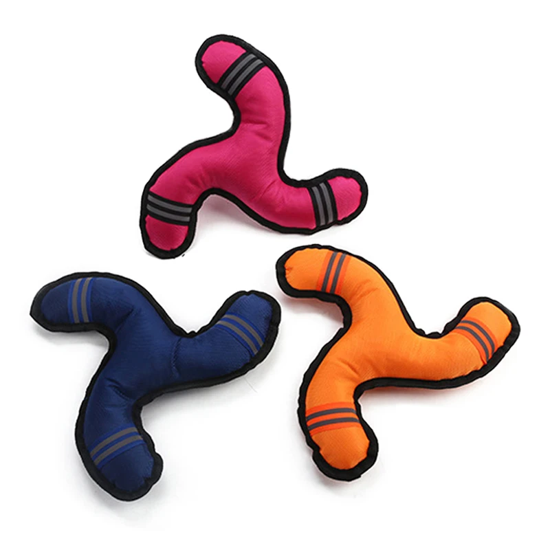 Triangular Boomerang Dog Toys Reflective Flying Discs For Small Medium Large Dogs Bite Resistant Pet Training Darts Chew Toy
Triangular Boomerang Dog Toys Reflective Flying Discs For Small Medium Large Dogs Bite Resistant Pet Training Darts Chew Toy
