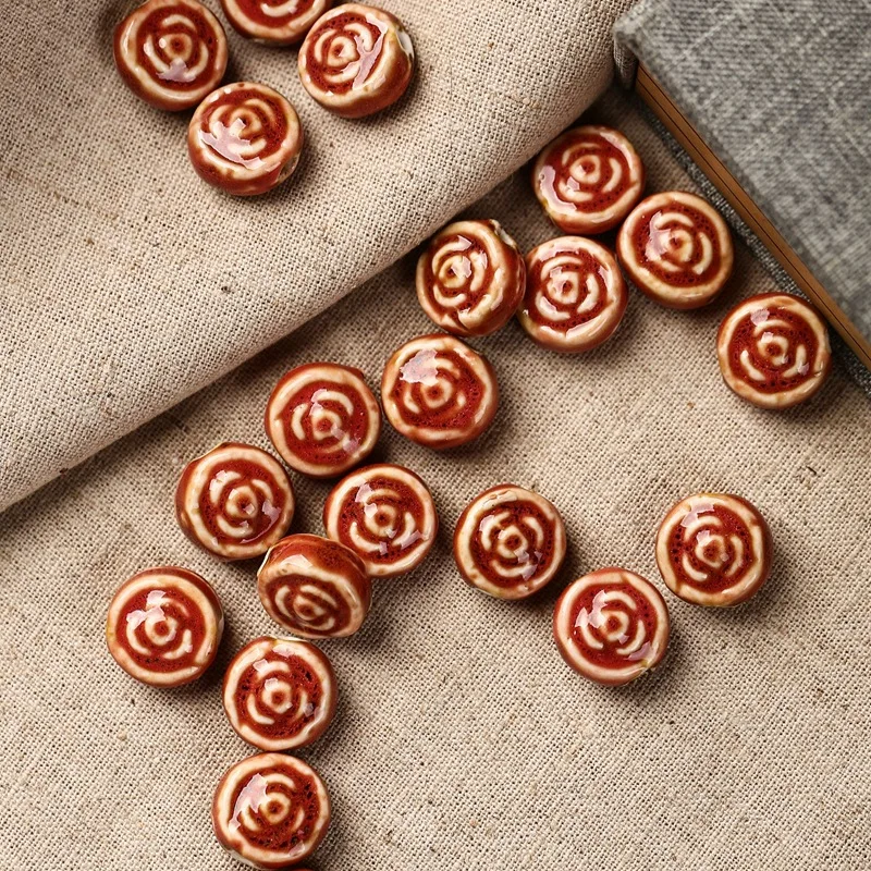 50 Pieces/Lot Rose Flower DIY Ceramic Beads Geometric Flat Porcelain Spacer Bracelet Necklace Jewelry Making Handmade 3mm Hole
50 Pieces/Lot Rose Flower DIY Ceramic Beads Geometric Flat Porcelain Spacer Bracelet Necklace Jewelry Making Handmade 3mm Hole