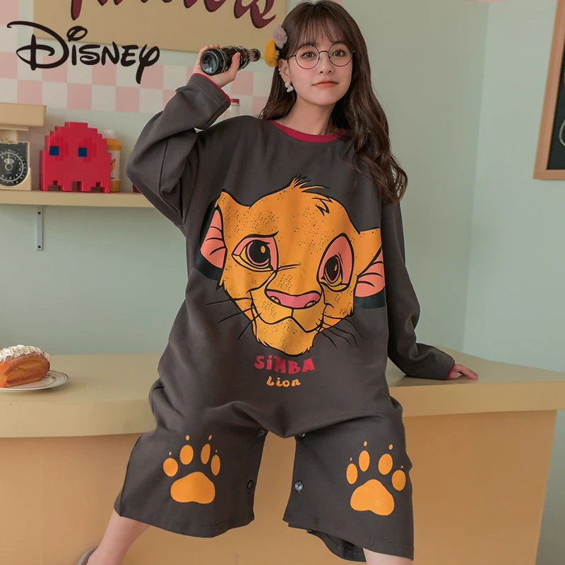 Disney Popular Cartoon Pajamas Women's Autumn Japanese Style Sweet and Cute Casual Cotton Long-Sleeved One-Piece Nightdress
Disney Popular Cartoon Pajamas Women's Autumn Japanese Style Sweet and Cute Casual Cotton Long-Sleeved One-Piece Nightdress