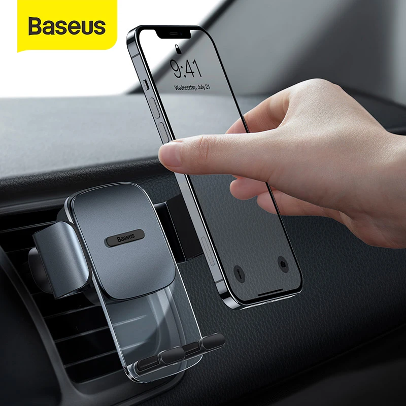 Baseus 360 Degrees Clamping Car Phone Holder Universal Smartphone Stands Air Vent GPS Mount Support For iPhone Samsung Huawei
Baseus 360 Degrees Clamping Car Phone Holder Universal Smartphone Stands Air Vent GPS Mount Support For iPhone Samsung Huawei