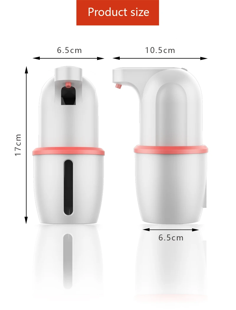 275ml Foam Soap Dispenser Touchless Automatic Infrared Soap Dispenser USB Charging Sterilizer Non-contact Liquid Soap Dispenser
275ml Foam Soap Dispenser Touchless Automatic Infrared Soap Dispenser USB Charging Sterilizer Non-contact Liquid Soap Dispenser