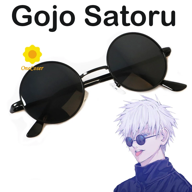 Anime Jujutsu Kaisen Gojo Satoru Cosplay Props Black Glasses Steampunk Round Frame Eyewear Sunglasses Accessories Men Women
Anime Jujutsu Kaisen Gojo Satoru Cosplay Props Black Glasses Steampunk Round Frame Eyewear Sunglasses Accessories Men Women
