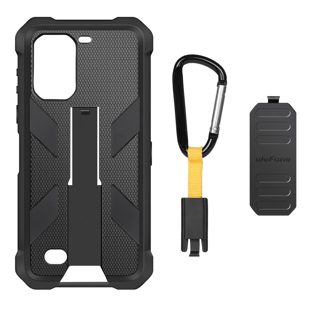 Ulefone Phone Case Multifunctional TPU+PC Protective Case for Ulefone Armor 7 / 7E Cover Case with Back Clip & Carabiner
Ulefone Phone Case Multifunctional TPU+PC Protective Case for Ulefone Armor 7 / 7E Cover Case with Back Clip & Carabiner