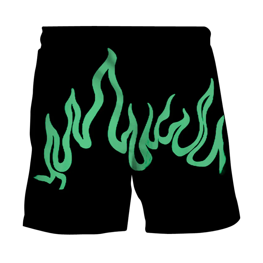 2020 hot Summer Surf Beach Shorts Couple pants Fluorescent Green Flame Men/Women 3D Printed black Streetwear shorts
2020 hot Summer Surf Beach Shorts Couple pants Fluorescent Green Flame Men/Women 3D Printed black Streetwear shorts
