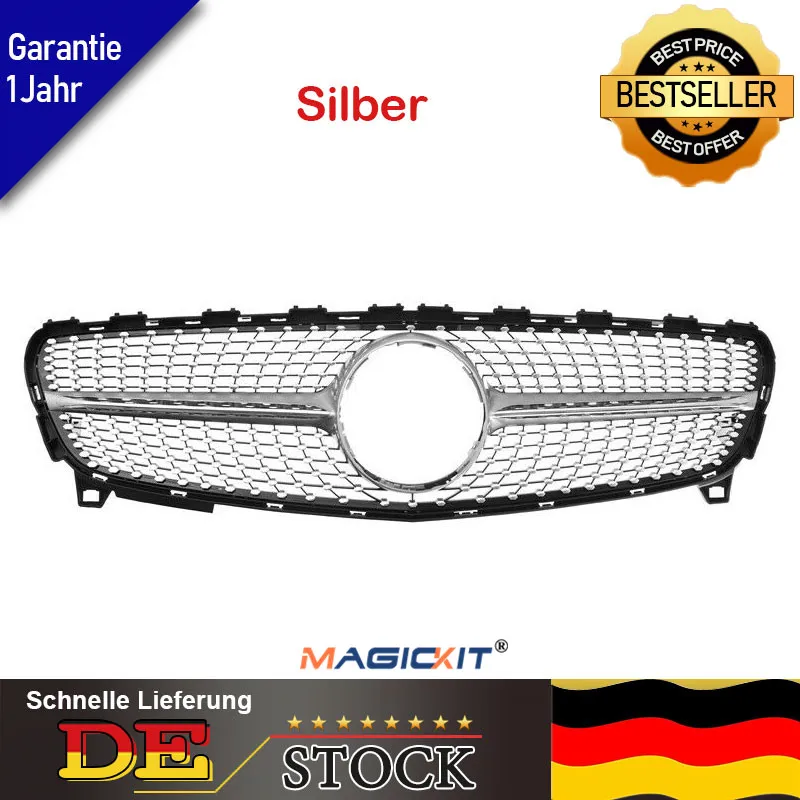 MagicKit SILVER FRONT DIAMOND STYLE GRILLE A-CLASSE FACELIFT FOR MERCEDES-BENZ W176 16-18
MagicKit SILVER FRONT DIAMOND STYLE GRILLE A-CLASSE FACELIFT FOR MERCEDES-BENZ W176 16-18