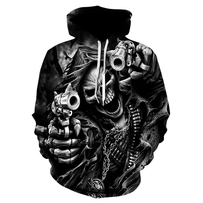 Autumn War black Mens Hoodies Sweatshirt Print Funny Skull Streetwear Harajuku Pullover Hip hop Jacket Unisex Oversized Hoodie
Autumn War black Mens Hoodies Sweatshirt Print Funny Skull Streetwear Harajuku Pullover Hip hop Jacket Unisex Oversized Hoodie