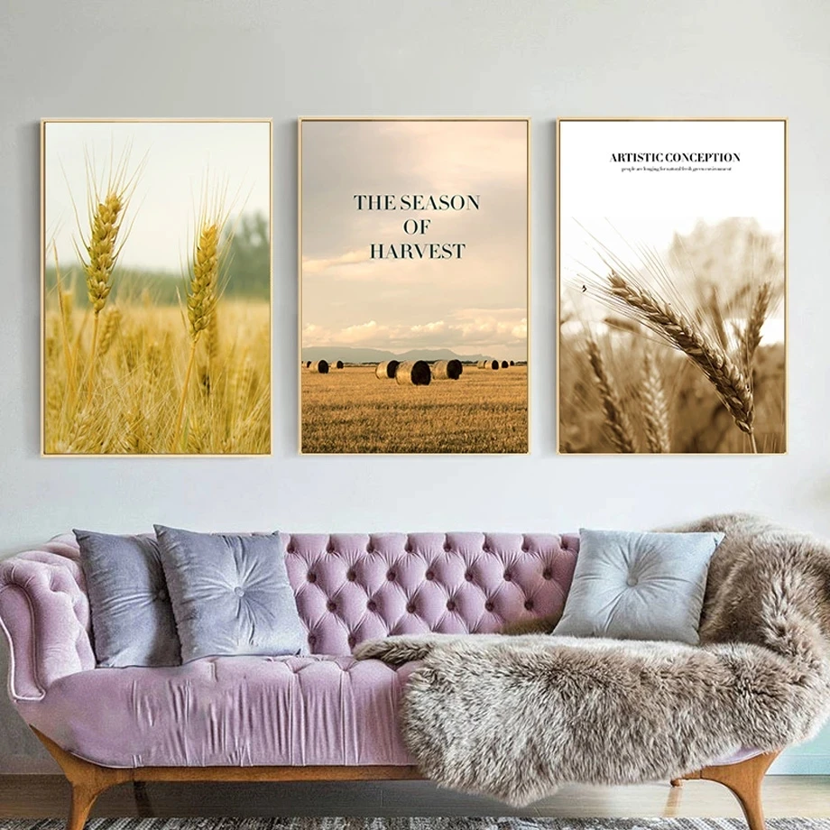 Wheat Ear Field Wheat Stalk Roll Landscape Nordic Posters And Print Wall Art Canvas Painting Wall Pictures For Living Room Decor
Wheat Ear Field Wheat Stalk Roll Landscape Nordic Posters And Print Wall Art Canvas Painting Wall Pictures For Living Room Decor