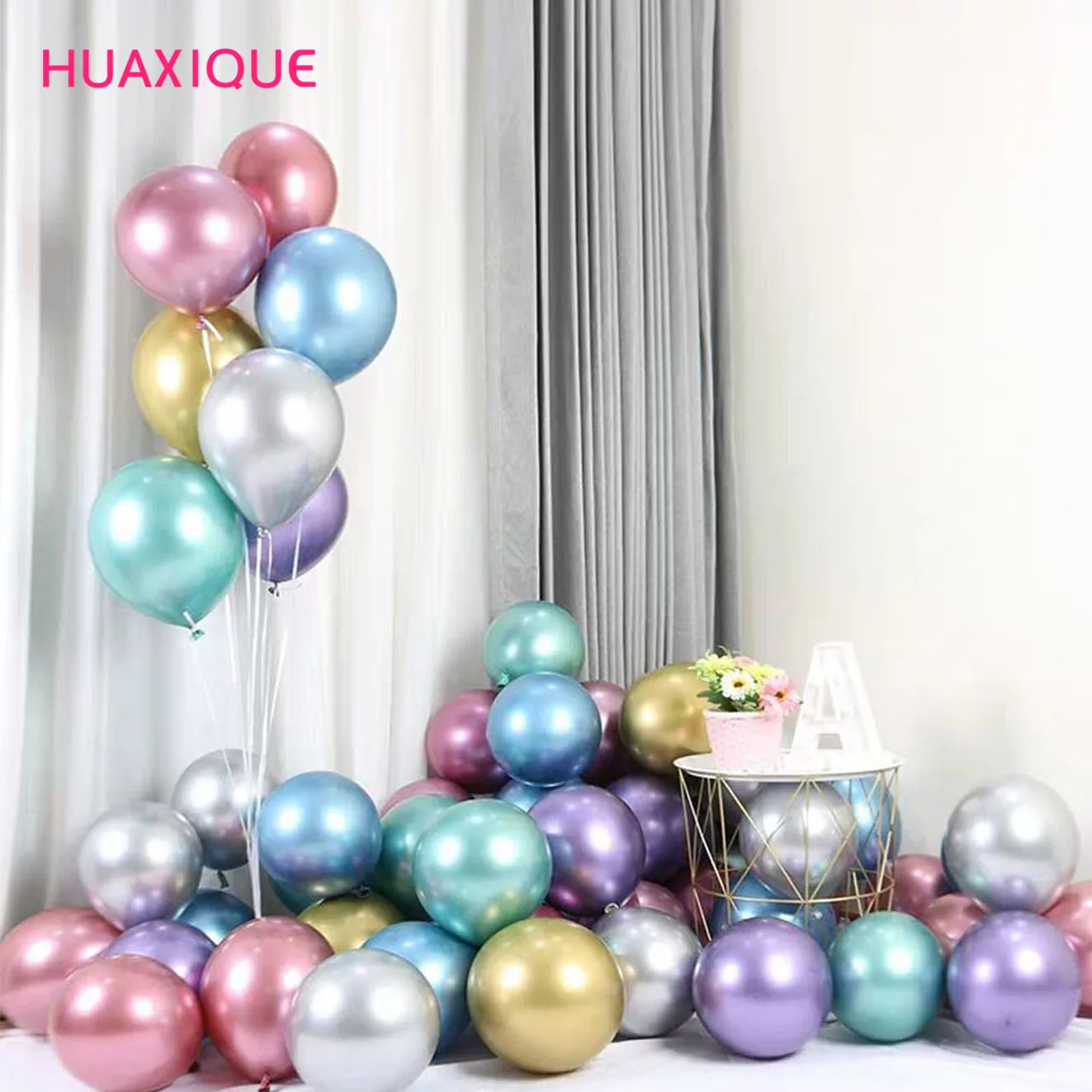 10Pcs 5/10 inch Chrome Metallic Latex Balloons Glossy Metal Balloon Wedding Birthday Party Decorations
10Pcs 5/10 inch Chrome Metallic Latex Balloons Glossy Metal Balloon Wedding Birthday Party Decorations