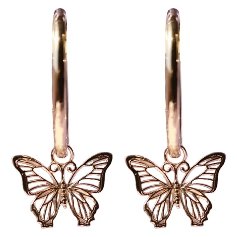 Punk Fashion Girls Hollow Butterfly Dangle Earrings Vintage Metal Geometric Drop Earring Ear Jewelry For Women
Punk Fashion Girls Hollow Butterfly Dangle Earrings Vintage Metal Geometric Drop Earring Ear Jewelry For Women