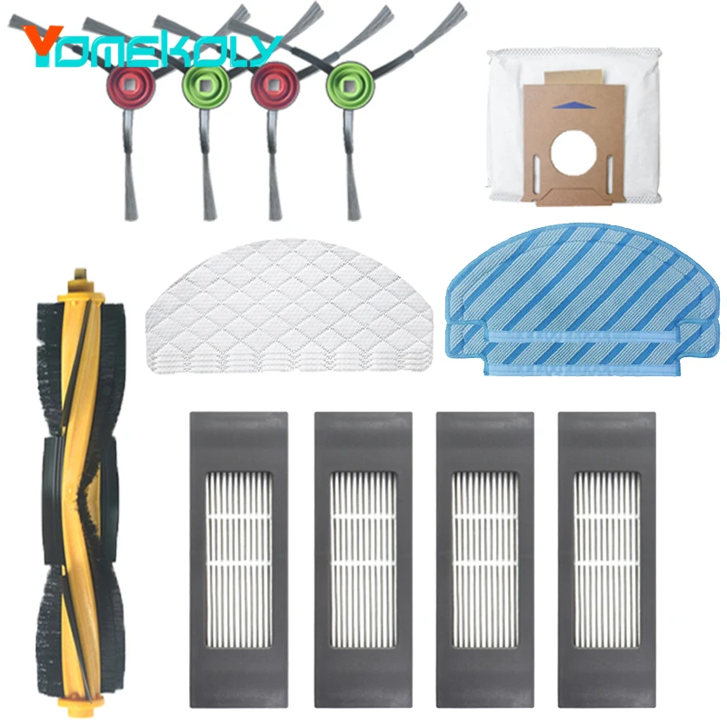 For ECOVACS DEEBOT OZMO T8/AIVI/MAX N8PRO /T9 /T9MAX Robot Vacuum Cleaner Main/Side Brush Dust Bag HEPA Filter Mop Cloth Parts
For ECOVACS DEEBOT OZMO T8/AIVI/MAX N8PRO /T9 /T9MAX Robot Vacuum Cleaner Main/Side Brush Dust Bag HEPA Filter Mop Cloth Parts