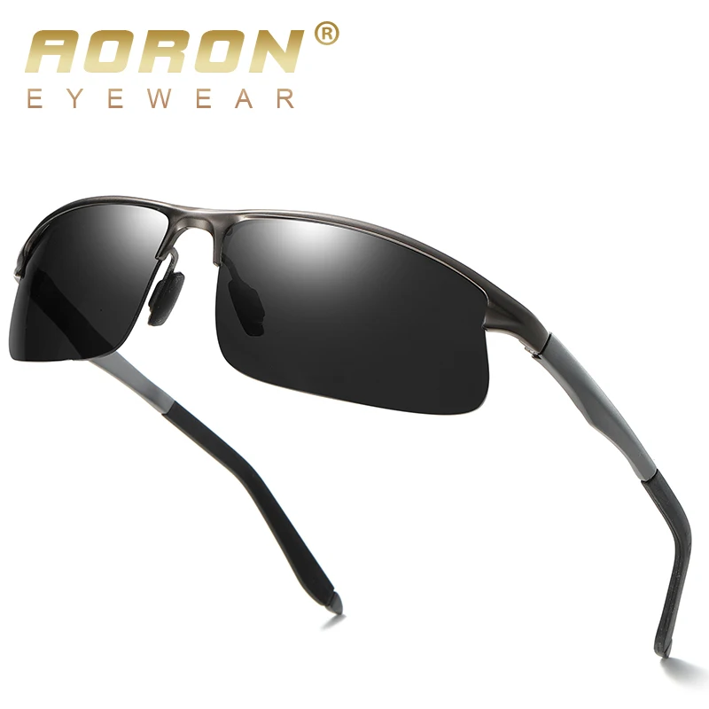 AORON Mens Polarized Sunglasses Men Sports Rectangle Glasses Aluminum Magnesium Frame UV400 Sun Glasses
AORON Mens Polarized Sunglasses Men Sports Rectangle Glasses Aluminum Magnesium Frame UV400 Sun Glasses