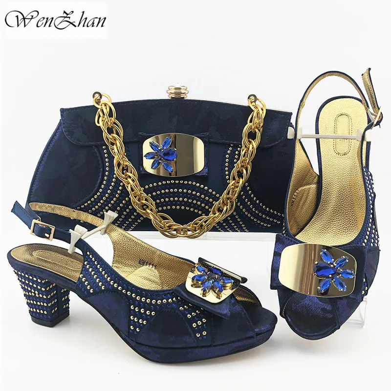 Summer Classics Lady Shoes Matching Bag in Deep Blue Color Italian Women Sweet Shoes Match Bags High Quality38-43 WENZHAN b02-20
Summer Classics Lady Shoes Matching Bag in Deep Blue Color Italian Women Sweet Shoes Match Bags High Quality38-43 WENZHAN b02-20