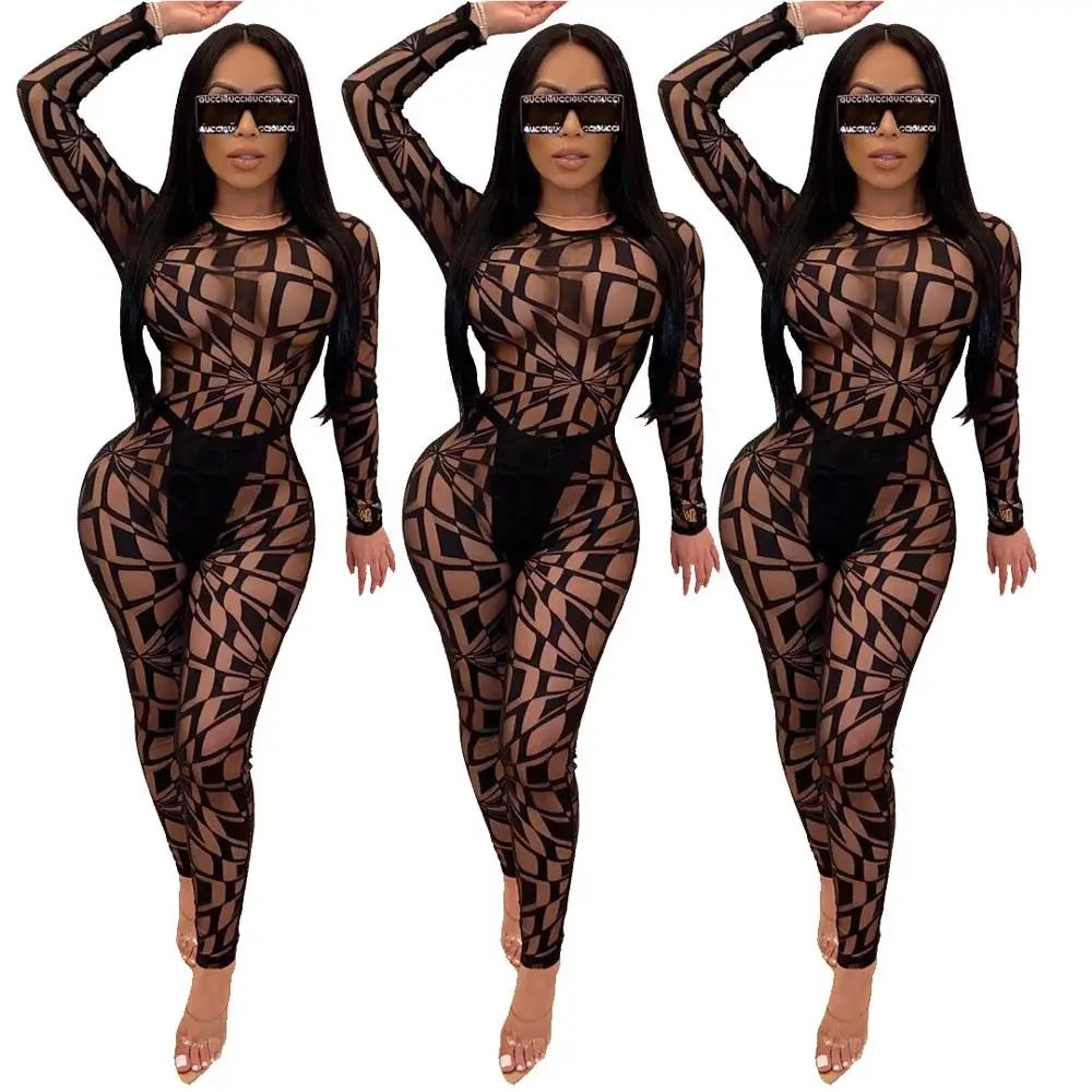 Geometric print skinng long jumpsuit 2020 hot sale spring night club wear fashion sexy o neck long sleeve back hollow out romper
Geometric print skinng long jumpsuit 2020 hot sale spring night club wear fashion sexy o neck long sleeve back hollow out romper