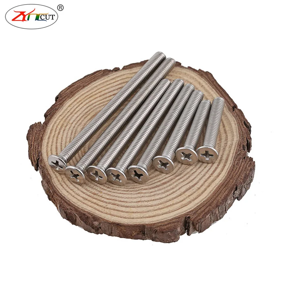 50Pcs set M2 M3 M4 M5 M6 M8 304 304 stainless steel countersunk head screw cross countersunk head flat head extended bolt
50Pcs set M2 M3 M4 M5 M6 M8 304 304 stainless steel countersunk head screw cross countersunk head flat head extended bolt