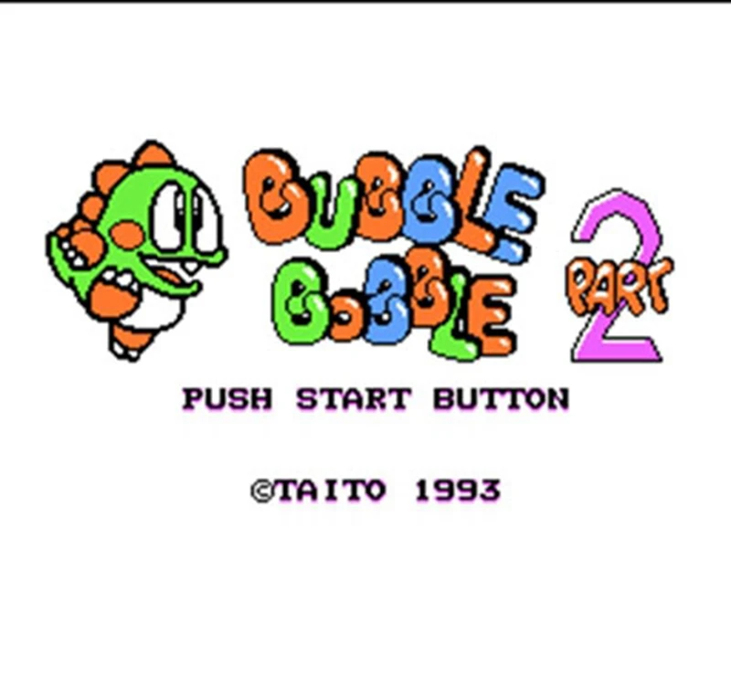 

BUBBLE BOBBLE 2 60 Pins English Version Game Cartridge for 8 Bit 60pin Game Console