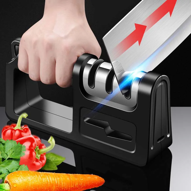 4 in 1 stainless steel sharpener for grinding all kinds of knives knife with non-slip base kitchen tools ceramic diamond system
4 in 1 stainless steel sharpener for grinding all kinds of knives knife with non-slip base kitchen tools ceramic diamond system