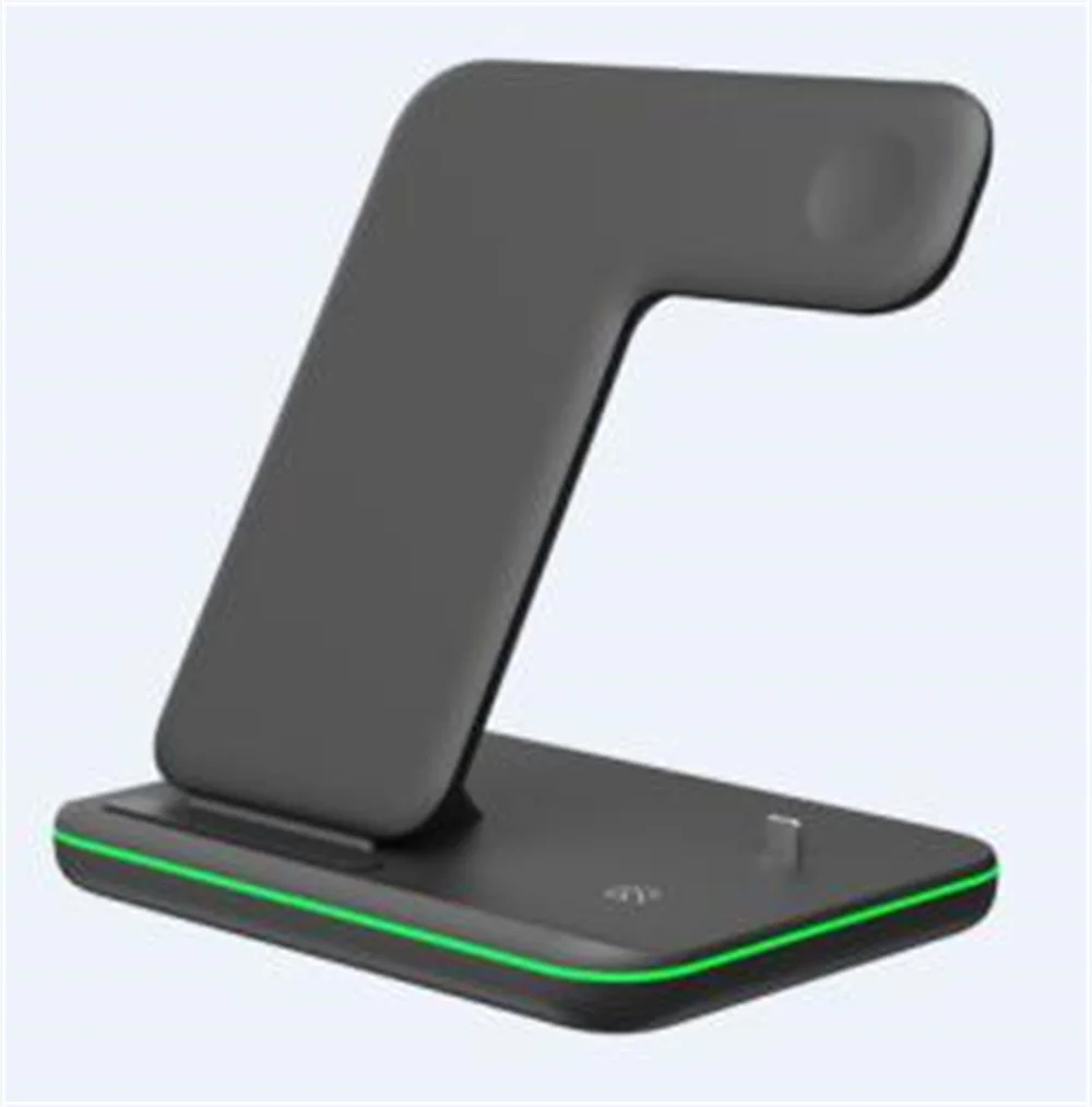 15W Qi Wireless Charger for OPPO Airpods Dock 3 in 1 Cargador Inalambrico Fast Charging Station for Apple Watch Xiaomi 
15W Qi Wireless Charger for OPPO Airpods Dock 3 in 1 Cargador Inalambrico Fast Charging Station for Apple Watch Xiaomi