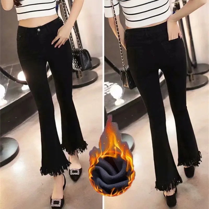 2019 обтягивающие зимние джинсы для женщин золотые флис изнутри утепленные эластичные джинсы-карандаш брюки из денима с высокой талией теплы...
2019 обтягивающие зимние джинсы для женщин золотые флис изнутри утепленные эластичные джинсы-карандаш брюки из денима с высокой талией теплы...