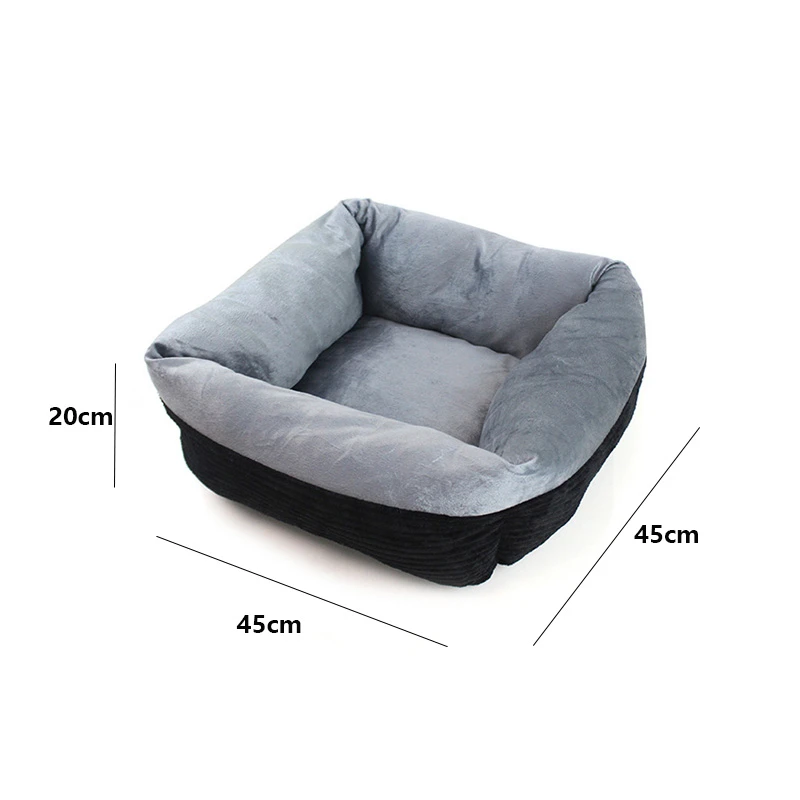 Dog Bed Solid Color Square House Corduroy Pet Beds For Little Medium Large Pets Super Soft Winter Warm Sleeping Mats For Dog Cat 
Dog Bed Solid Color Square House Corduroy Pet Beds For Little Medium Large Pets Super Soft Winter Warm Sleeping Mats For Dog Cat