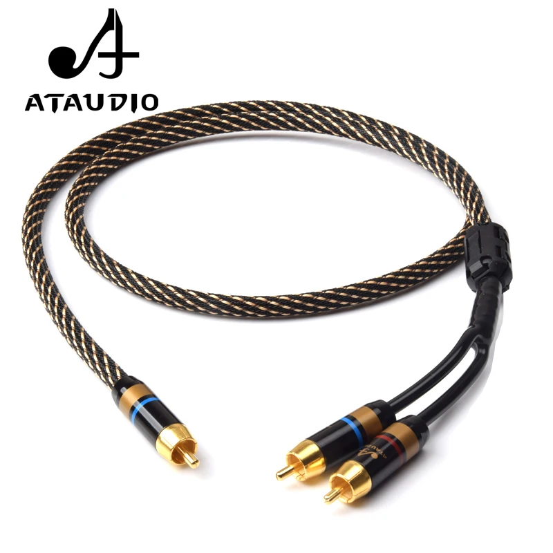 ATAUDIO HIFI RCA к 2 RCA Сабвуферный кабель высокого качества один Sub-2 сплиттер Y RCA кабель
ATAUDIO HIFI RCA к 2 RCA Сабвуферный кабель высокого качества один Sub-2 сплиттер Y RCA кабель
