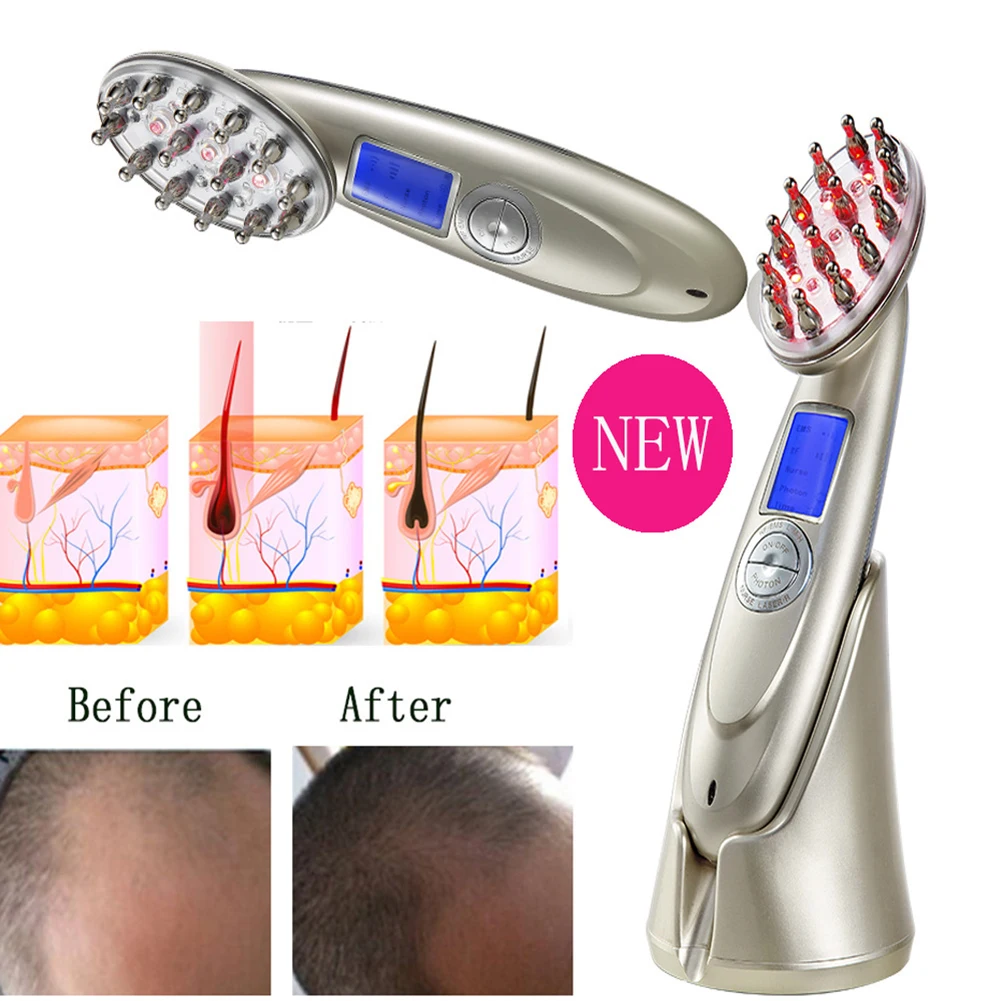 Prevent Hair Loss LED Nursing Massage Comb Decompression Shock Hairdressing
Prevent Hair Loss LED Nursing Massage Comb Decompression Shock Hairdressing
