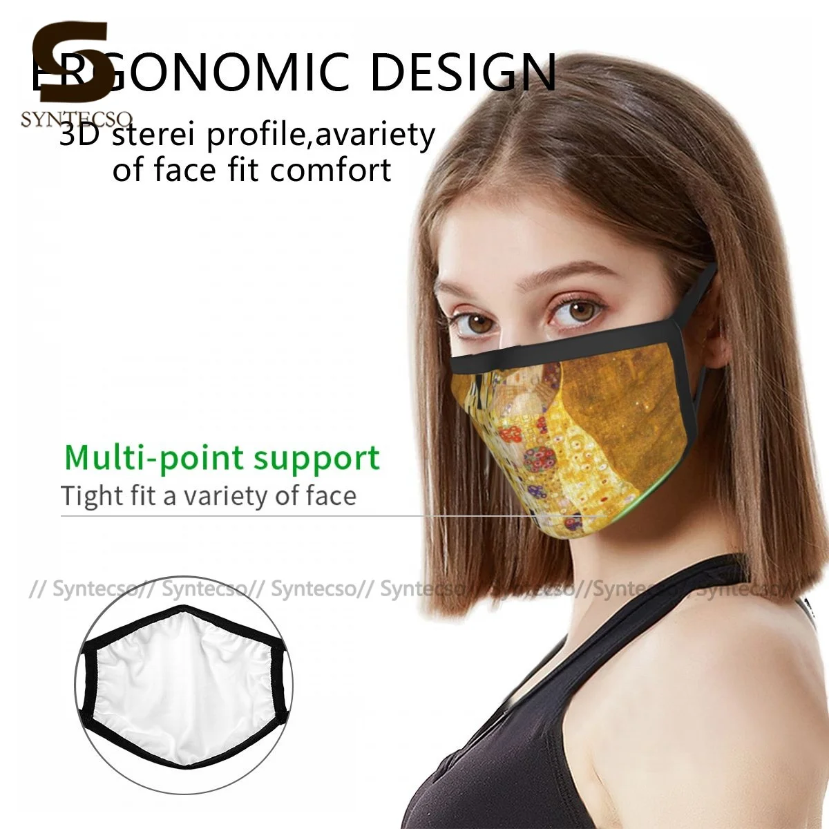 Klimt Mouth Face Mask Cloth Fancy Protection Dropshipping Unisex Facial Mask
Klimt Mouth Face Mask Cloth Fancy Protection Dropshipping Unisex Facial Mask