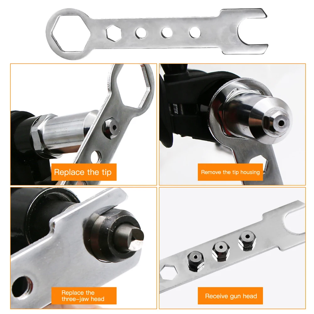 Electric Pull Rivet Conversion Adapter Electric Rivet Nut Guns Riveting Drill Adaptor Nut Tool Multifunction Nail Gun Rivets
Electric Pull Rivet Conversion Adapter Electric Rivet Nut Guns Riveting Drill Adaptor Nut Tool Multifunction Nail Gun Rivets