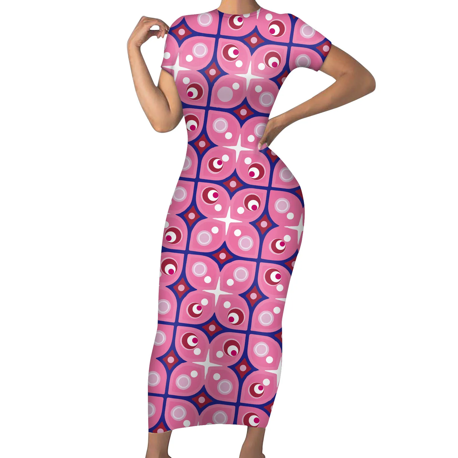 African Tribal Elements Print Dress Short Sleeves Tight O Neck And Small Retreat Belly Size Sexy Fashion Summer Night Party Dres
African Tribal Elements Print Dress Short Sleeves Tight O Neck And Small Retreat Belly Size Sexy Fashion Summer Night Party Dres