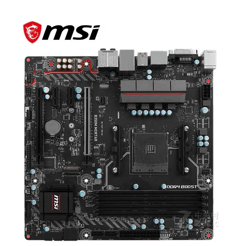 Для MSI B350M Ступка материнская плата розетка AM4 DDR4 для AMD B450M M.2 USB3.0 оригинальная